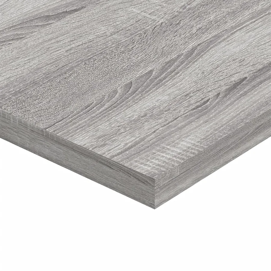 Étagères murales 4 pcs sonoma gris 60x40x1,5 cm bois ingénierie - 7
