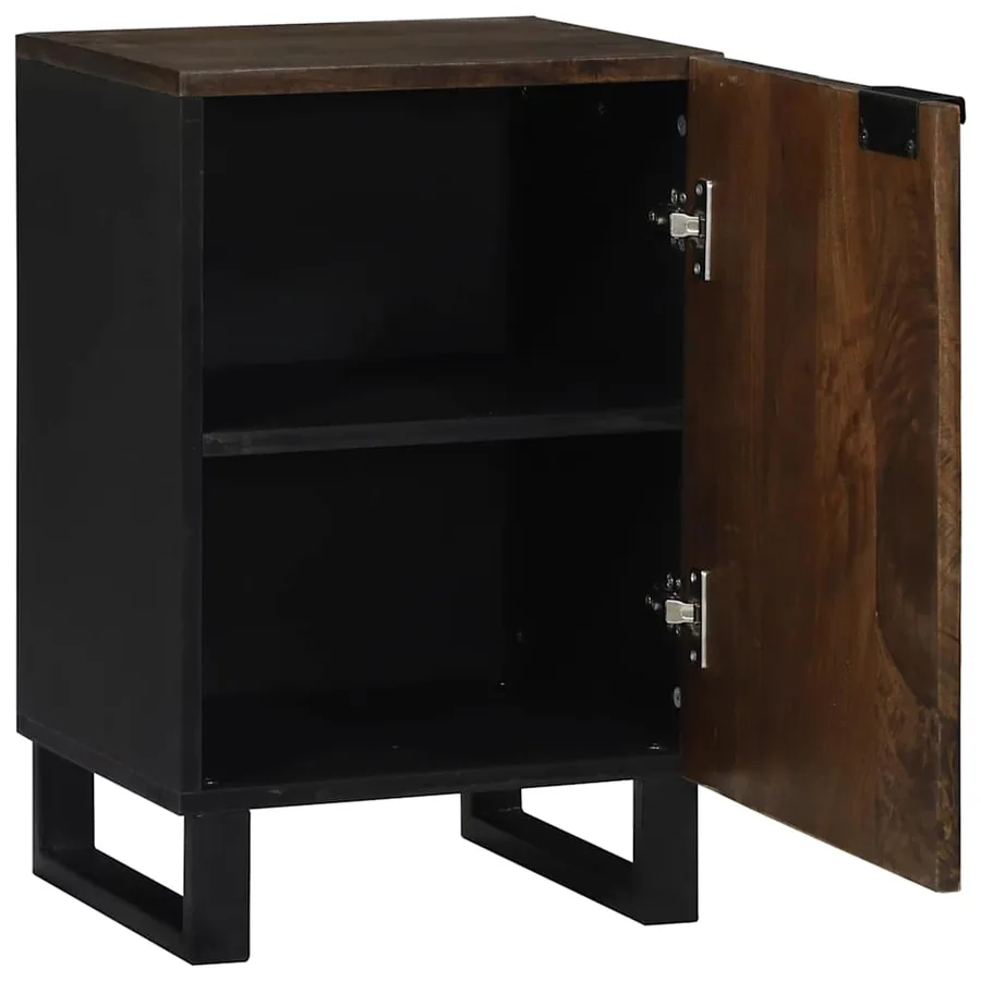 Meuble de Lavabo de Salle de Bain Noyer 38 x 33,5 x 58 cm - 3