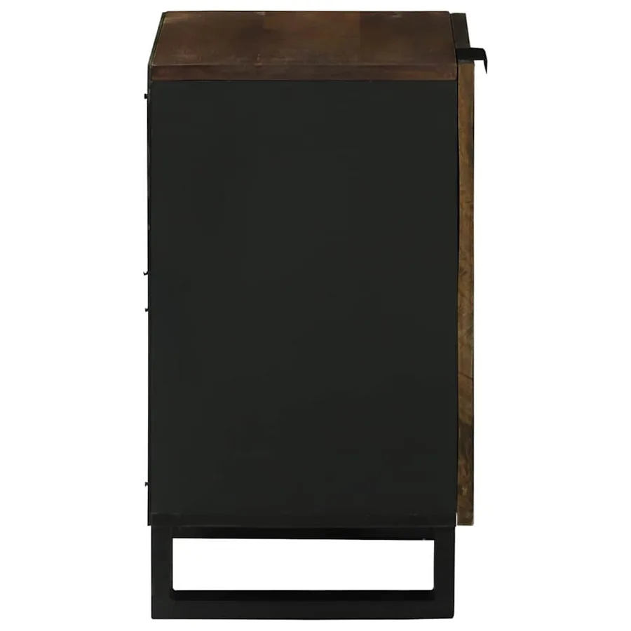 Meuble de Lavabo de Salle de Bain Noyer 38 x 33,5 x 58 cm - 5