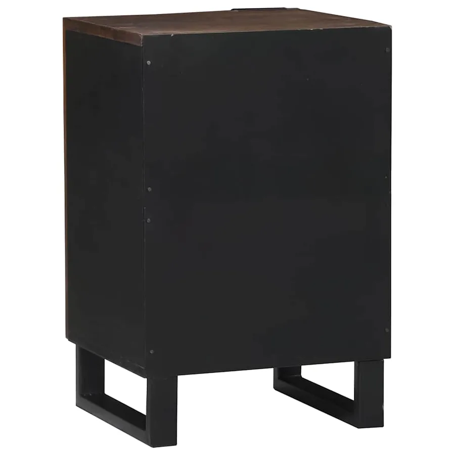Meuble de Lavabo de Salle de Bain Noyer 38 x 33,5 x 58 cm - 6