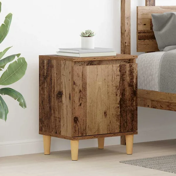 Cabinet de chevet Bois ancien 40 x 30 x 50 cm Bois d'ingénierie