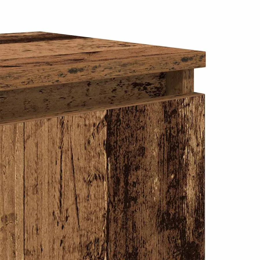 Cabinet de chevet Bois ancien 40 x 30 x 50 cm Bois d'ingénierie - 10