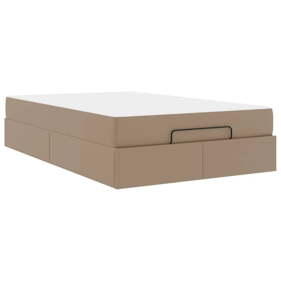 Cadre de lit avec matelas Autre 2 pcs Tan PVC - 2