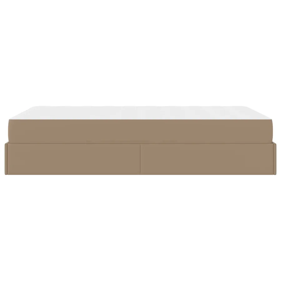 Cadre de lit avec matelas Autre 2 pcs Tan PVC - 7