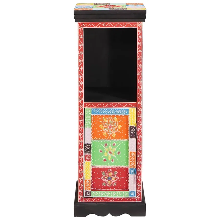 Commode Multicolore 30 x 30 x 90 cm Bois de mangue massif - 2