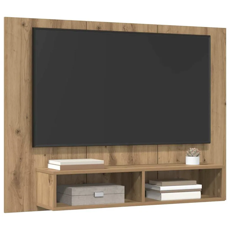 Ensemble meuble TV 120 x 23,5 x 90 cm Chêne artisanal - 3