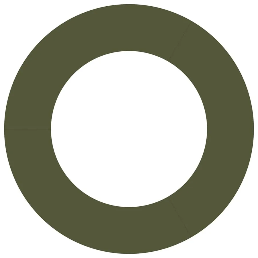 adapté pour anneau d'arbre plat Vert olive Ø50/80 cm Acier - 5