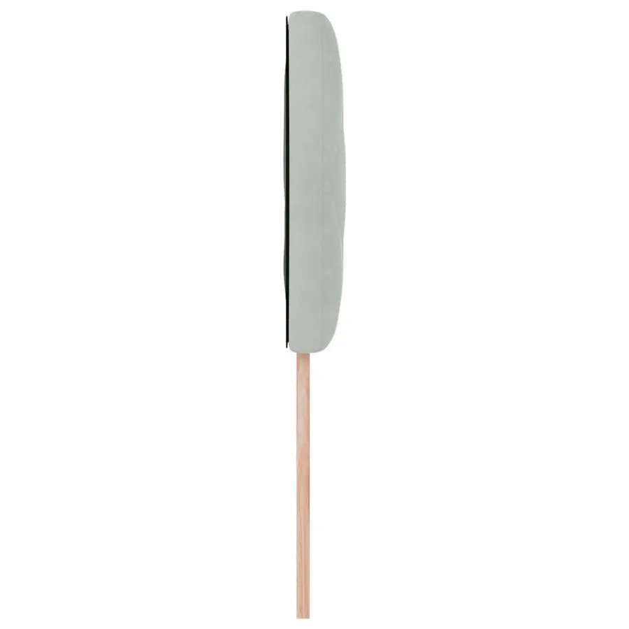 Tête de lit Gris clair 100 cm Velours - 5
