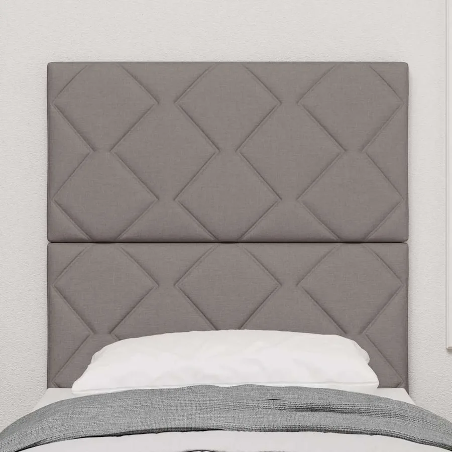 Tête de lit Taupe 80 cm tissu - 3