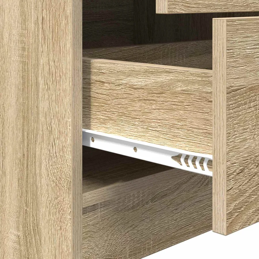 Haut Armoire avec tiroir Chêne Sonoma 45,5 x 34 x 127 cm - 10