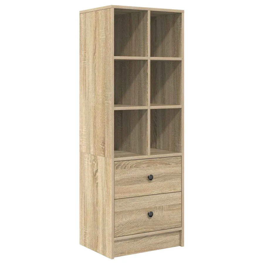 Haut Armoire avec tiroir Chêne Sonoma 45,5 x 34 x 127 cm - 2