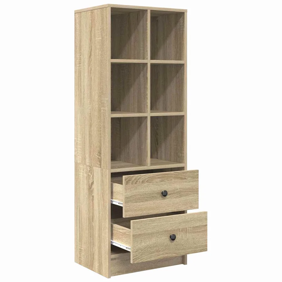 Haut Armoire avec tiroir Chêne Sonoma 45,5 x 34 x 127 cm - 5