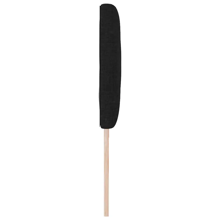 Tête de lit LED Noir 200 cm tissu - 6