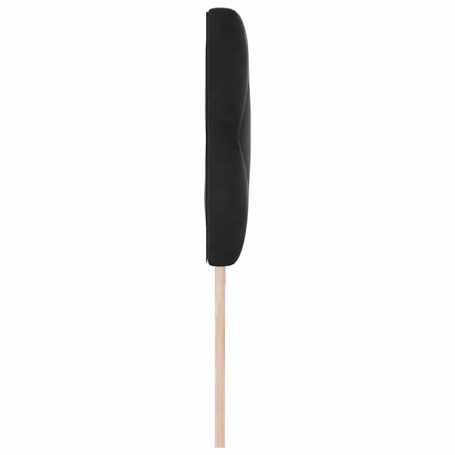 Tête de lit LED Noir 200 cm Velours - 6