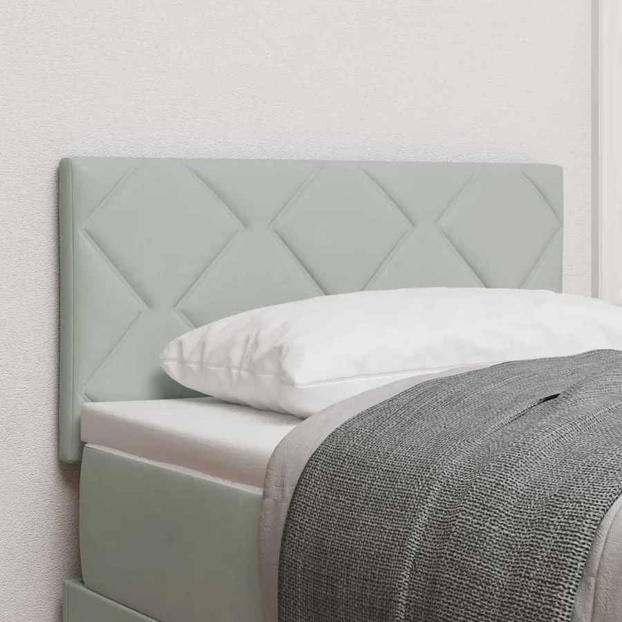 Tête de lit Gris clair 80 cm Velours