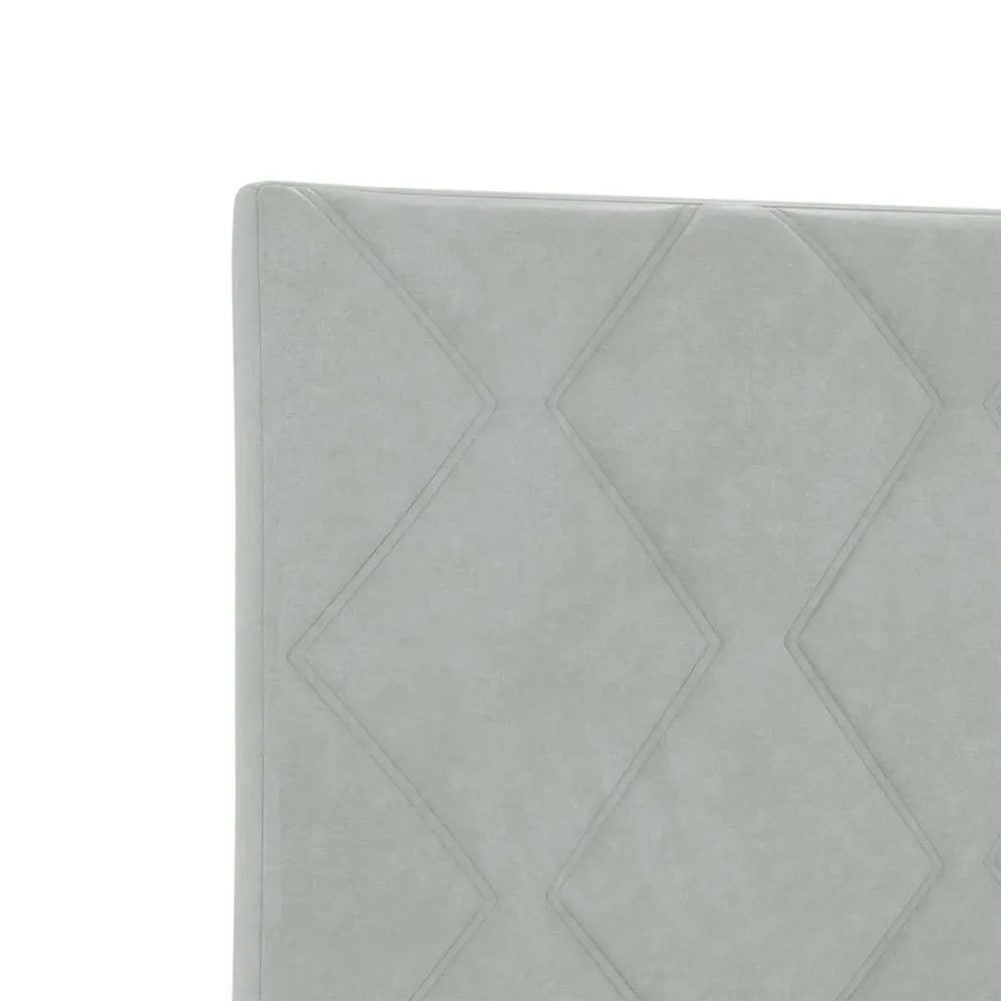 Tête de lit Gris clair 80 cm Velours - 7
