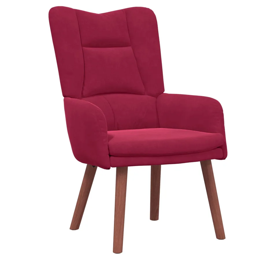 fauteuil Bordeaux 63 x 67 x 94 cm Velours - 2