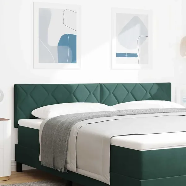 Tête de lit Vert foncé 180 cm Velours