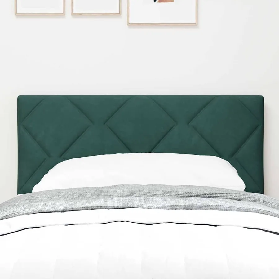 Tête de lit LED Vert foncé 80 cm Velours - 3