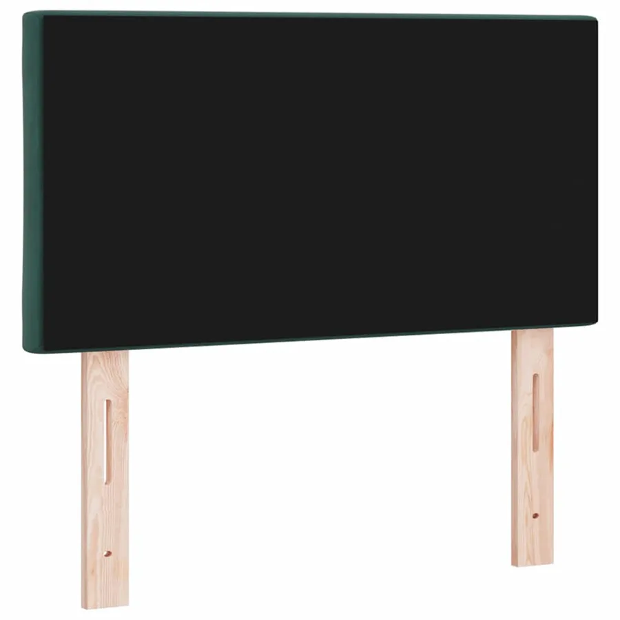 Tête de lit LED Vert foncé 80 cm Velours - 7