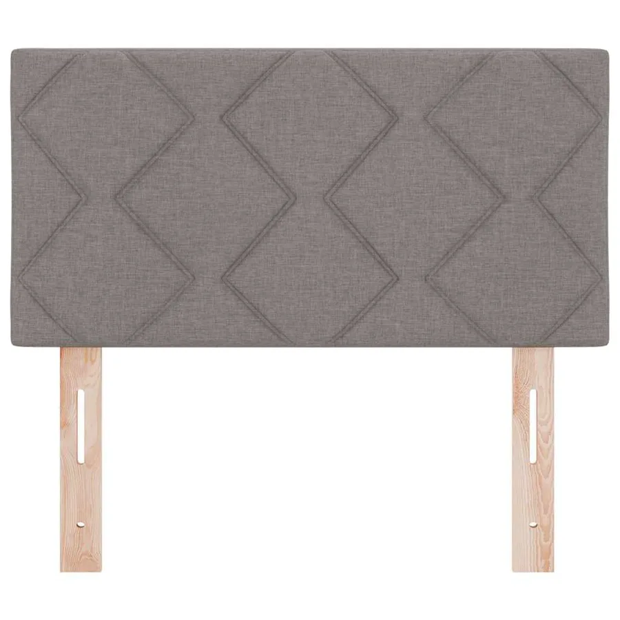 Tête de lit LED Taupe 80 cm tissu - 5