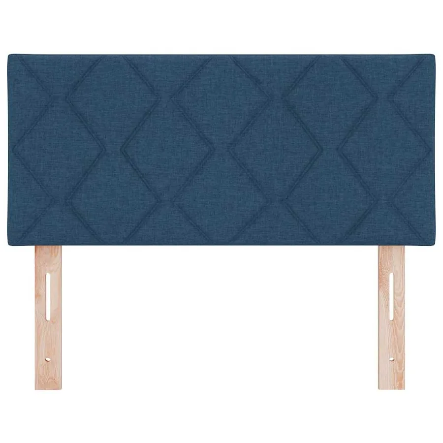 Tête de lit Bleu 90 cm tissu - 5