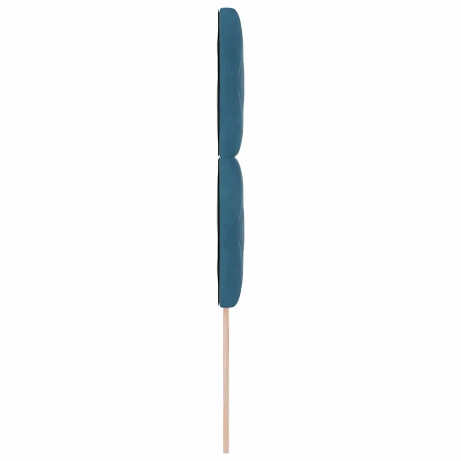 Tête de lit LED Bleu foncé 100 cm Velours - 6