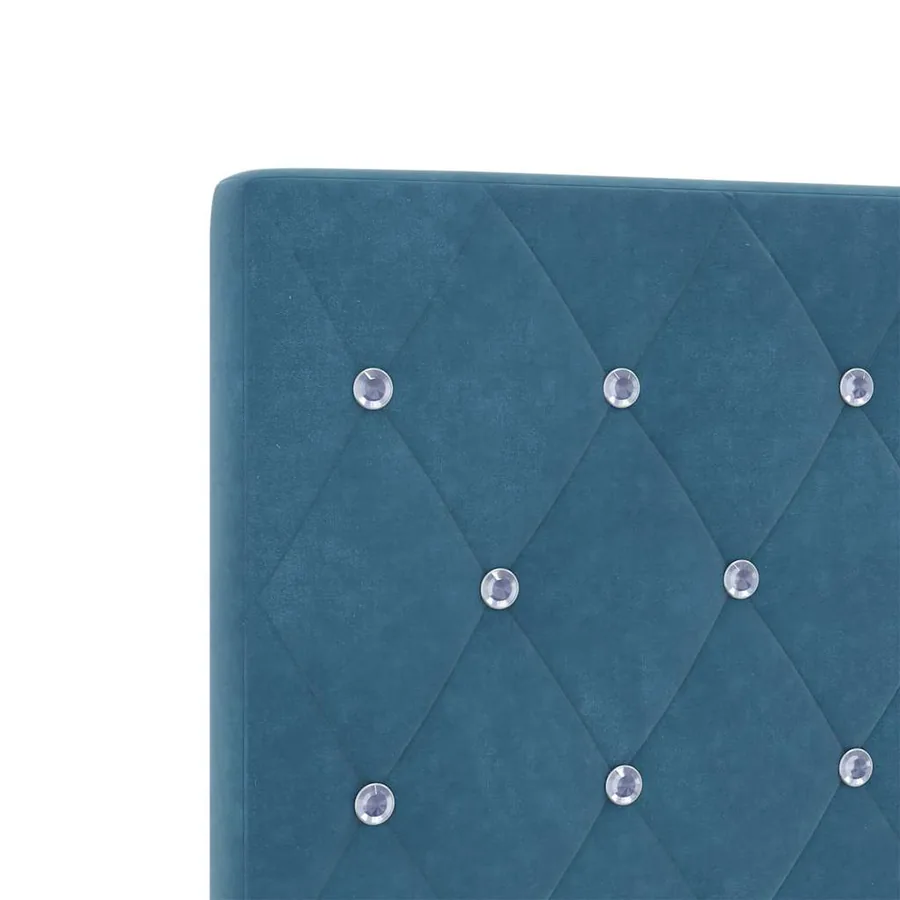 Tête de lit Bleu foncé 90 cm Velours - 7