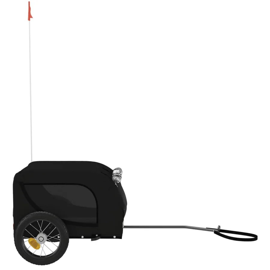 Remorque de vélo pour animaux de compagnie noir - 5