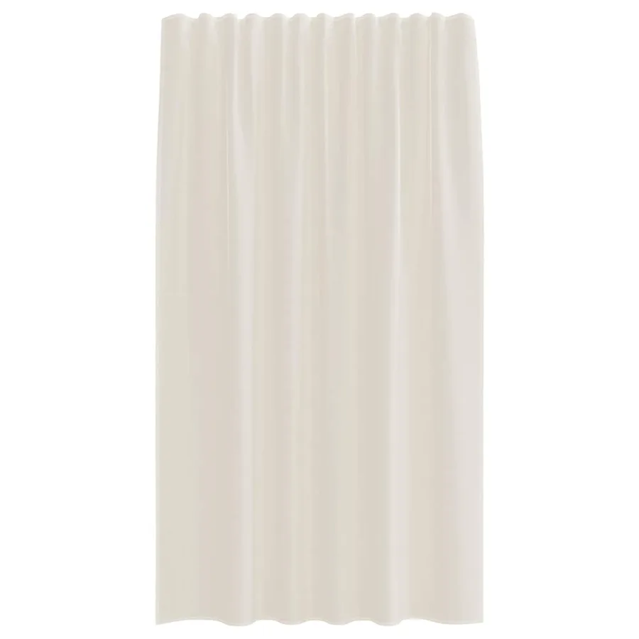 Rideaux en voile à œillets 2 pcs couleur crème - 4