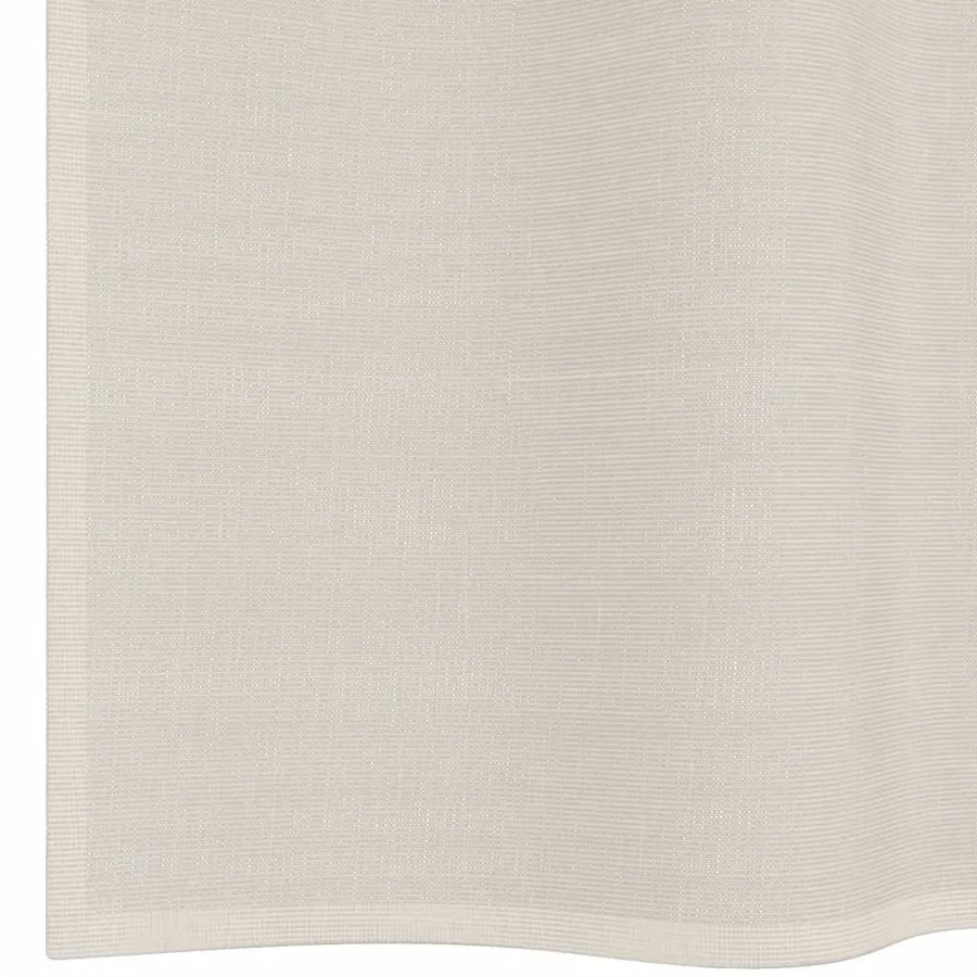 Rideaux en voile avec passants 2 pcs crème - 6