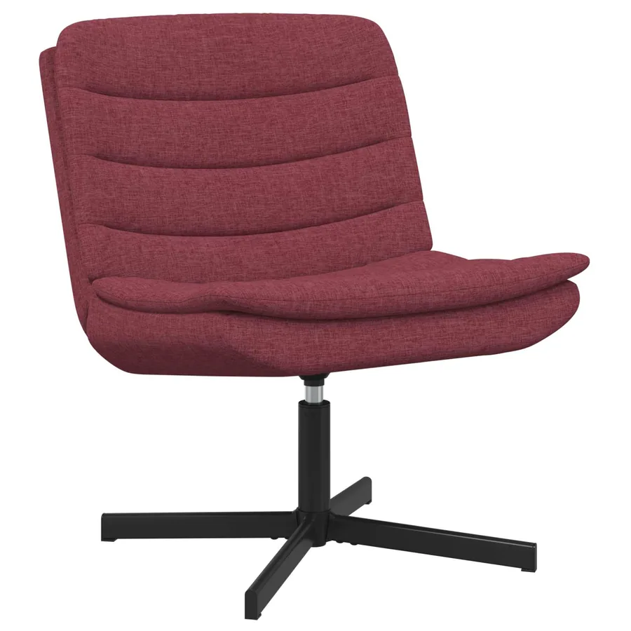 Chaise pivotante Bordeaux 63 x 75 x 76 cm tissu