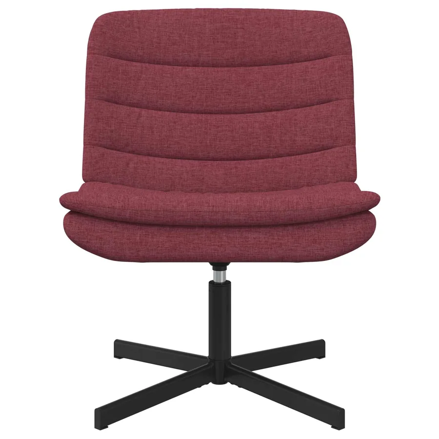 Chaise pivotante Bordeaux 63 x 75 x 76 cm tissu - 2