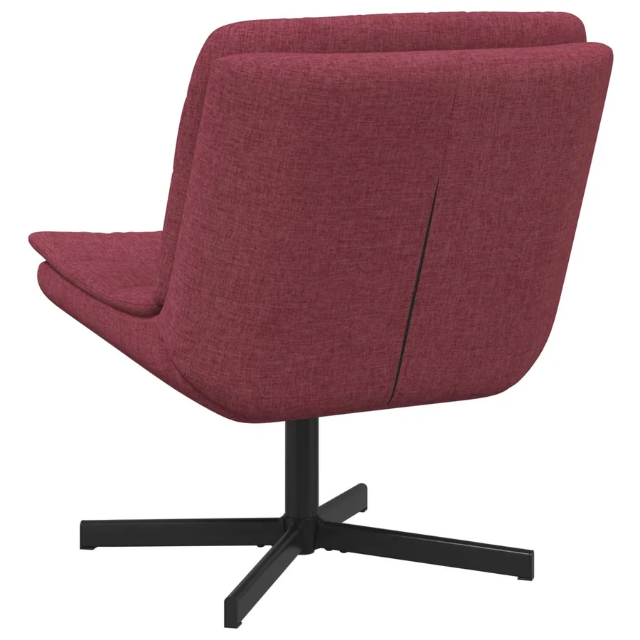 Chaise pivotante Bordeaux 63 x 75 x 76 cm tissu - 4