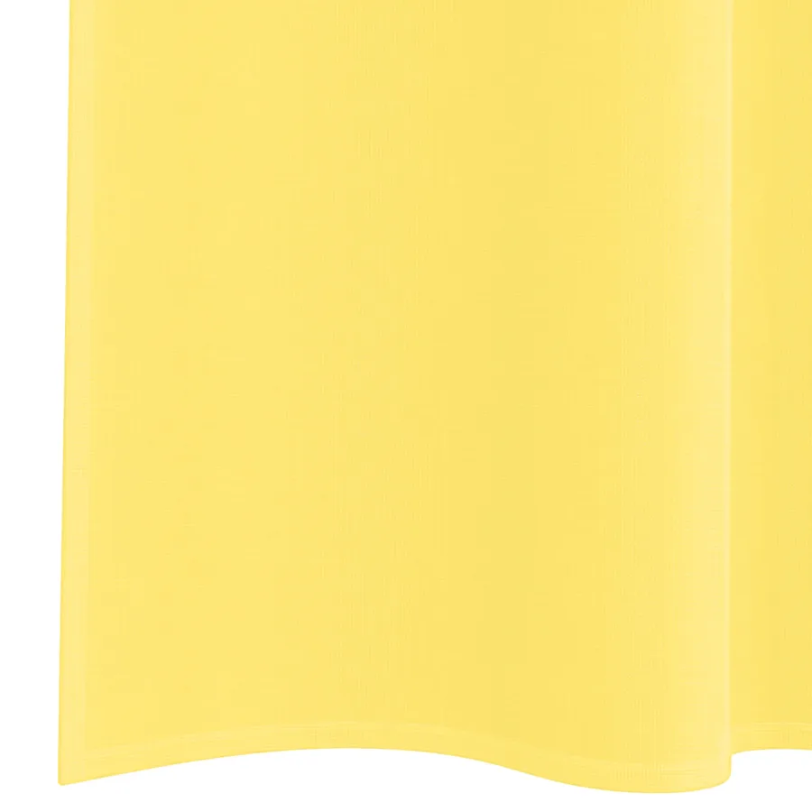 Rideaux en voile avec passe-tringles 2 pcs jaune - 5