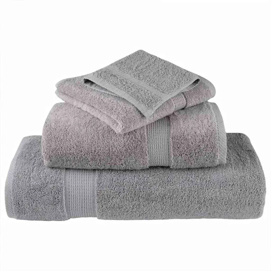 Serviette Invité SOLUND 10 pc Gris 15 x 21 cm 550 gsm - 3