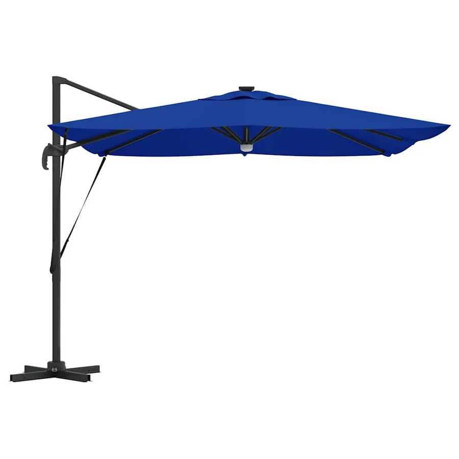 Parasol Roma Bleu 286 x 284 x 270 cm Aluminium et polyester - 7