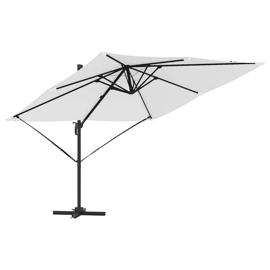 Parasol Roma Beige 286 x 284 x 265 cm Aluminium et polyester - 2