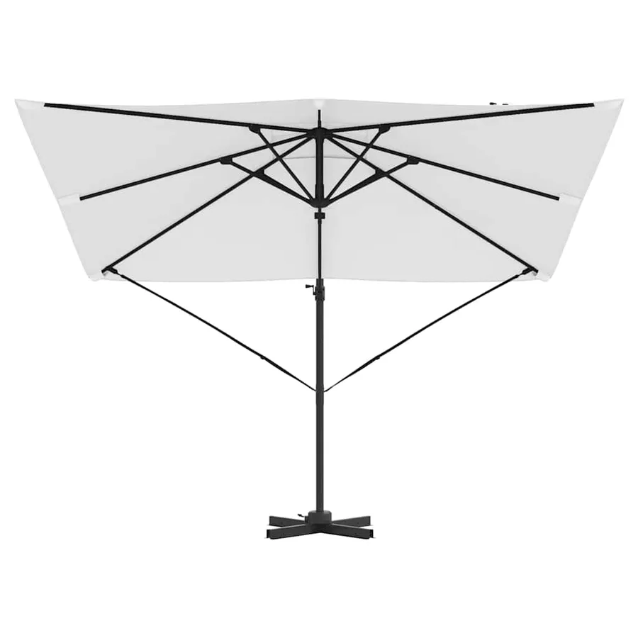 Parasol Roma Beige 286 x 284 x 265 cm Aluminium et polyester - 5
