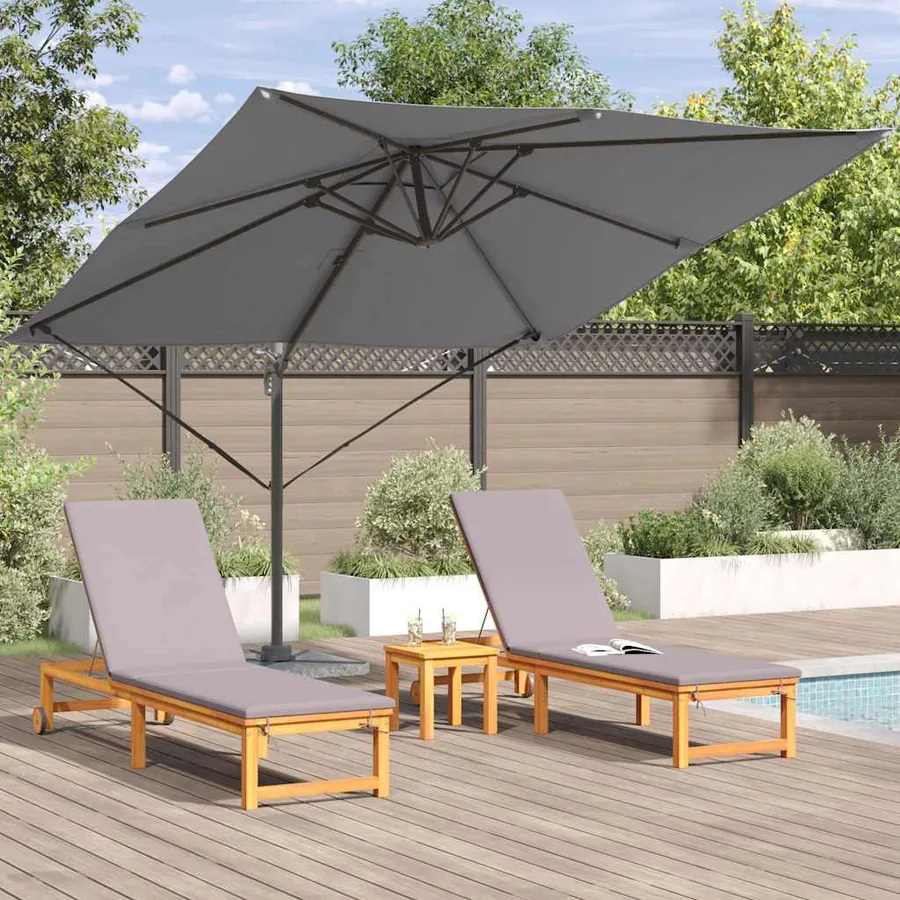 Parasol Roma Anthracite 286 x 284 x 265 cm - 4