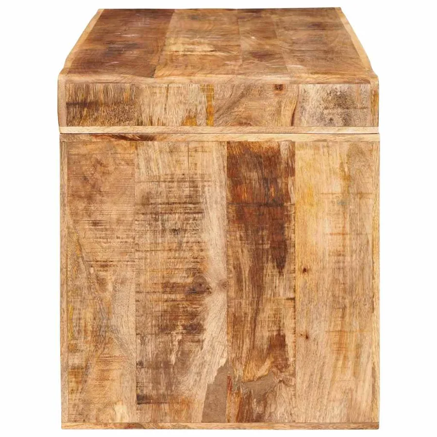 Table Gigogne 3 pcs Marron Bois de mangue massif - 4