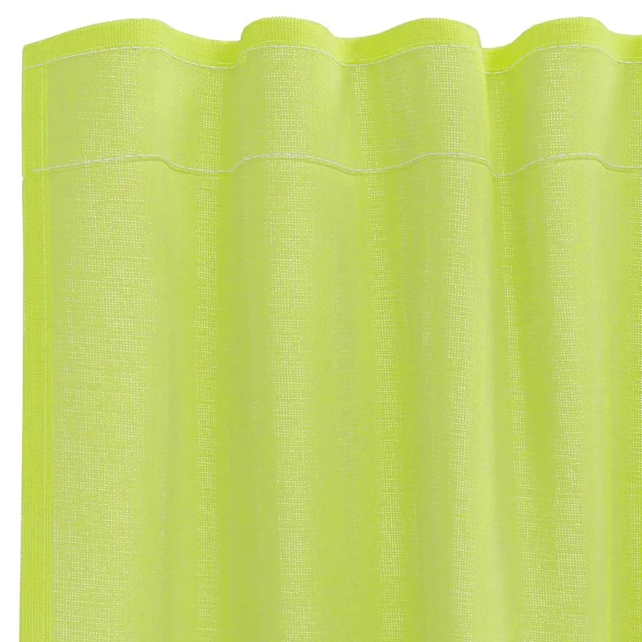 Rideaux en voile à œillets 2 pcs vert pomme - 5