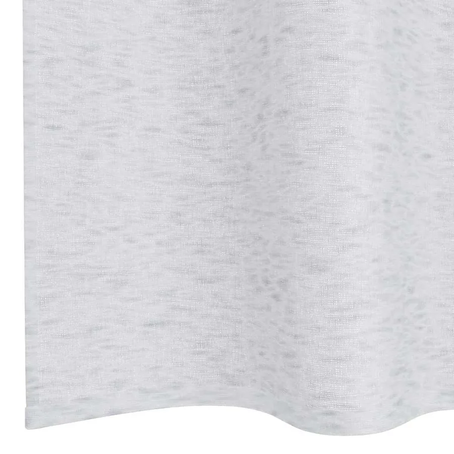 Rideau en Voile 2 pcs Gris clair 140 x 140 cm Polyester - 6