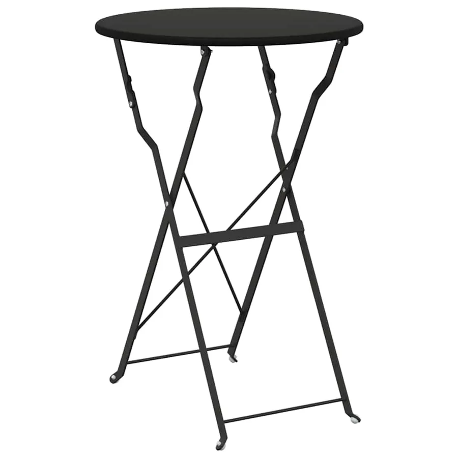 Ensemble bistro pliant 3 pcs Anthracite Acier - 6