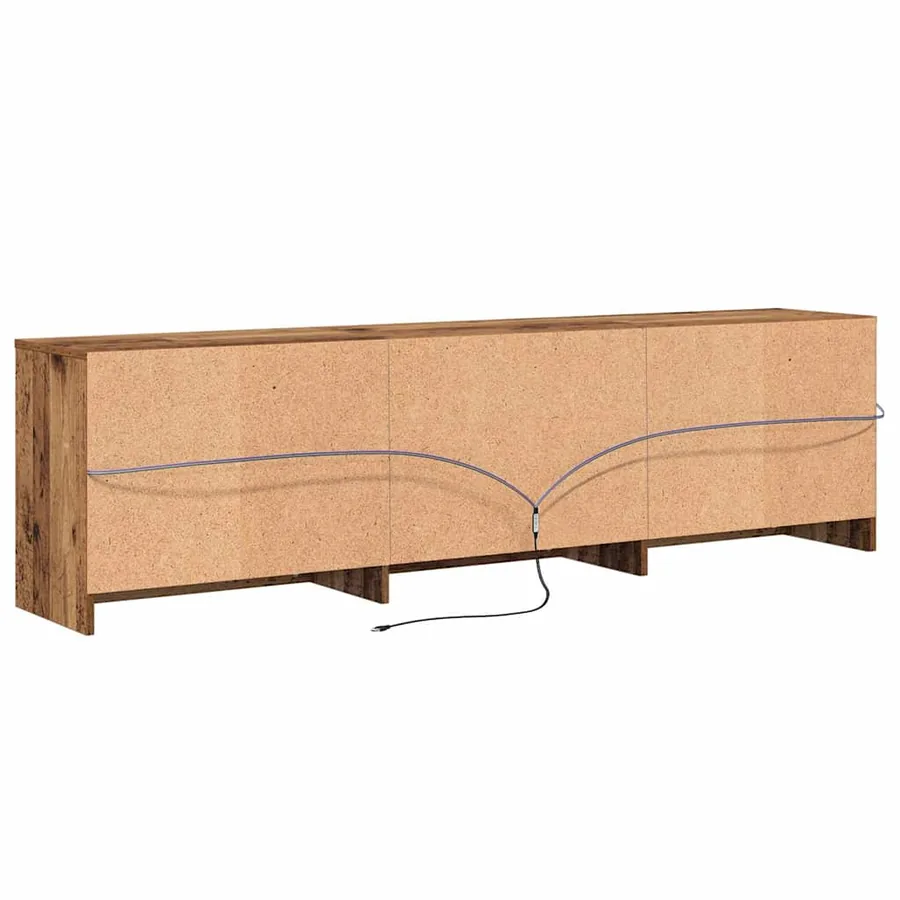 Unites TV 180 x 34 x 50 cm Bois Ancien Bois d'ingénierie - 10