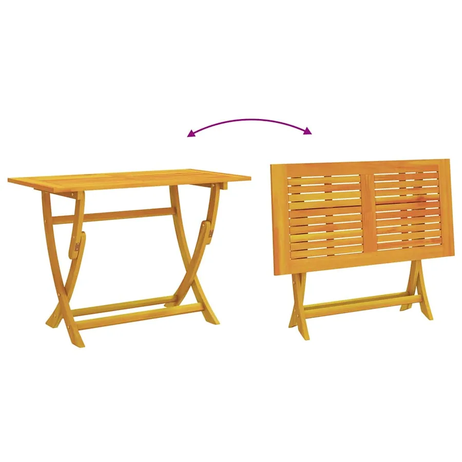 Ensemble de salle à manger pour jardin 5 pcs Marron - 13