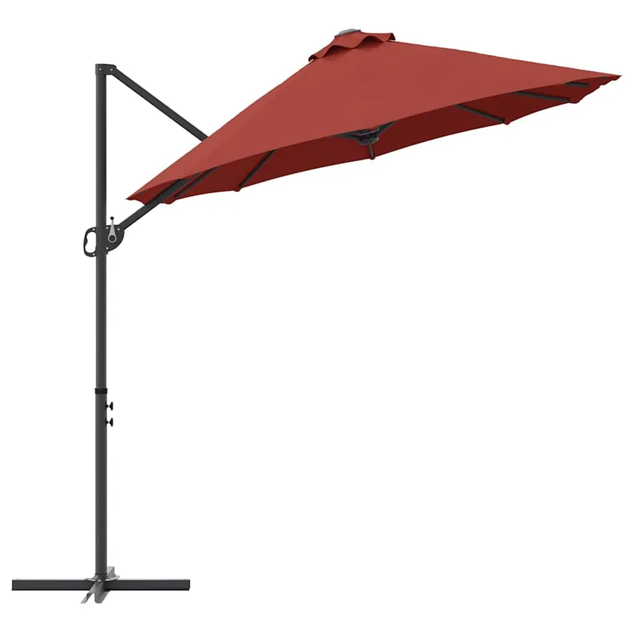 Parasol Terre cuite 372 x 198 x 243 cm Polyester et Aluminium - 6