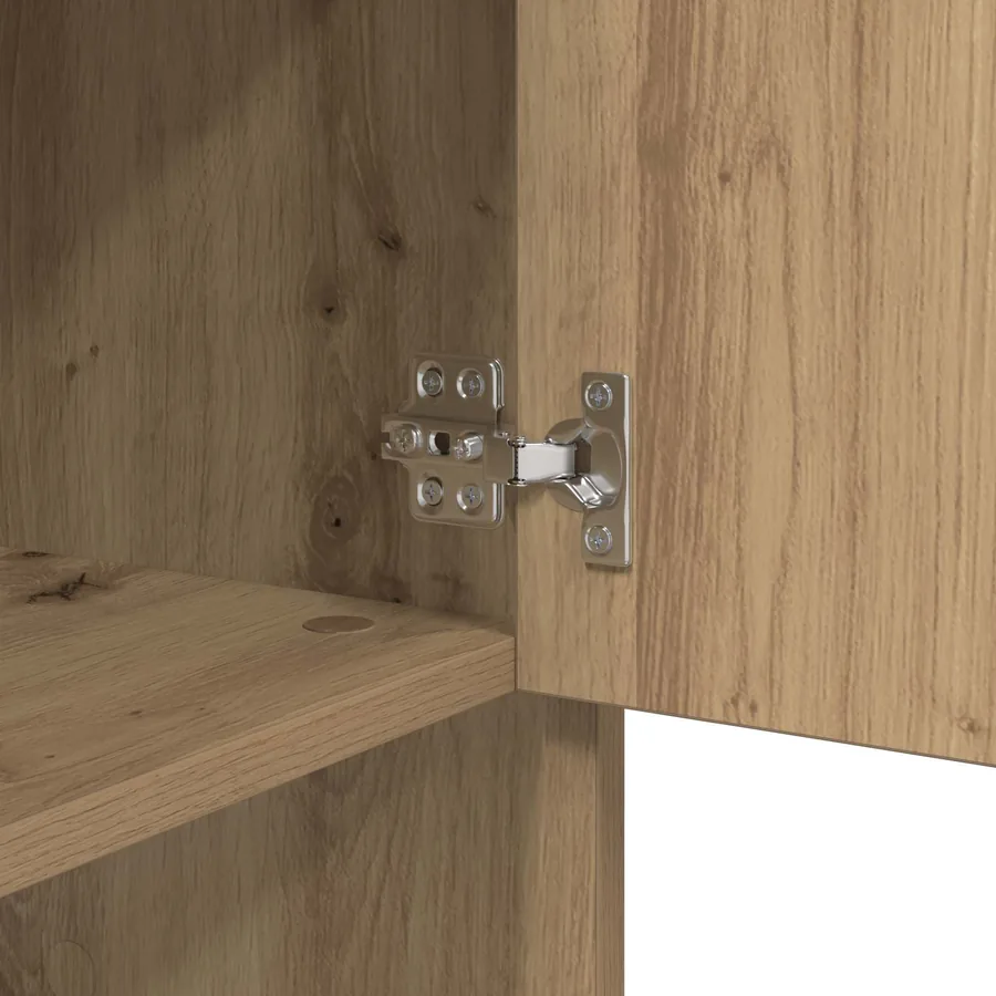 Buffet Chêne artisanal 97 x 29 x 75 cm Bois d'ingénierie - 10
