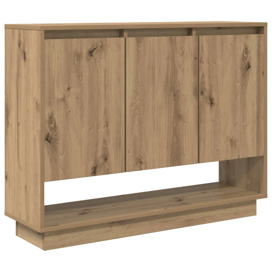 Buffet Chêne artisanal 97 x 29 x 75 cm Bois d'ingénierie - 2