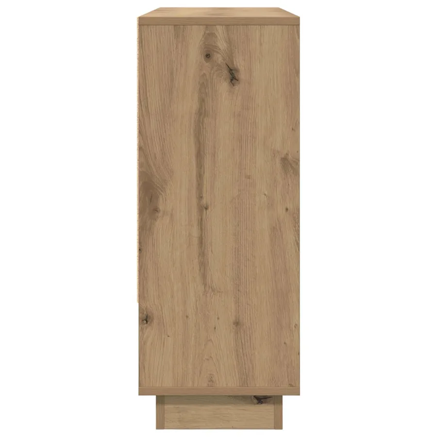 Buffet Chêne artisanal 97 x 29 x 75 cm Bois d'ingénierie - 7